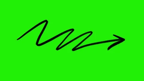 Hand-Drawn Animated Arrow, Scribble Doodle Directional Signs Pointing Stock-Footage 320355940