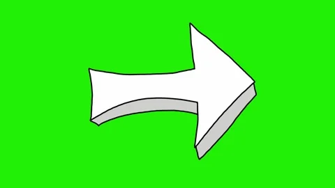Hand-Drawn Animated Arrow, Scribble Doodle Directional Signs Pointing Stock-Footage 320355966