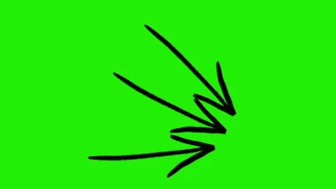 Hand-Drawn Animated Arrow, Scribble Doodle Directional Signs Pointing Stock-Footage 320355977