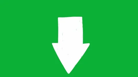 Hand-Drawn Animated Arrow Video | 2D Pointer Direction Sketch Animation Stock Footage 330467131