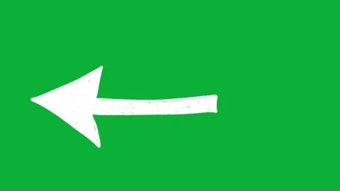Hand-Drawn Animated Arrow Video | 2D Pointer Direction Sketch Animation Stock Footage 330467133