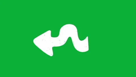 Hand-Drawn Animated Arrow Video | 2D Pointer Direction Sketch Animation Stock Footage 330467179