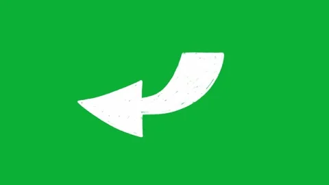 Hand-Drawn Animated Arrow Video | 2D Pointer Direction Sketch Animation Stock Footage 330467194