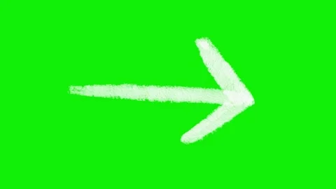 Hand-Drawn Animated Arrows Green Screen| Doodle Directional Elements Stock Footage 318317645