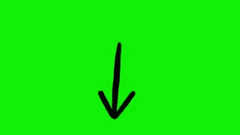 Hand-Drawn Animated Arrows Green Screen| Doodle Directional Elements Video stock 318317646