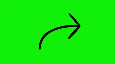 Hand-Drawn Animated Arrows Green Screen| Doodle Directional Elements Stock Footage 318317647