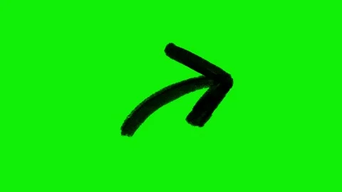 Hand-Drawn Animated Arrows Green Screen| Doodle Directional Elements Stock Footage 318317662