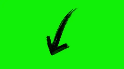 Hand-Drawn Animated Arrows Green Screen| Doodle Directional Elements Stock Footage 318317682
