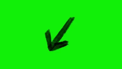 Hand-Drawn Animated Arrows Green Screen| Doodle Directional Elements Stock Footage 318317684