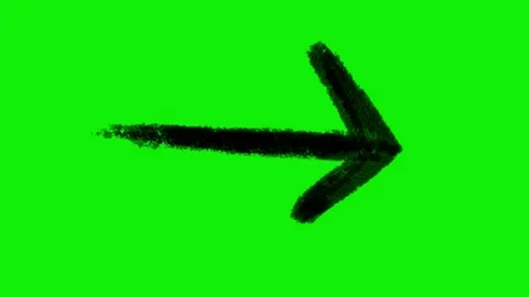 Hand-Drawn Animated Arrows Green Screen| Doodle Directional Elements Vídeo Stock 318317685