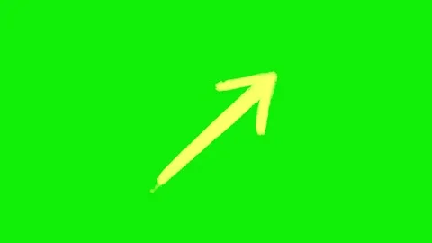 Hand-Drawn Animated Arrows Green Screen| Doodle Directional Elements Video stock 318317690