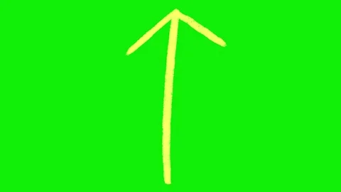 Hand-Drawn Animated Arrows Green Screen| Doodle Directional Elements Stock Footage 318317693