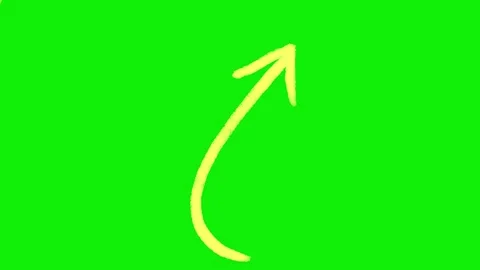 Hand-Drawn Animated Arrows Green Screen| Doodle Directional Elements Stock Footage 318317700
