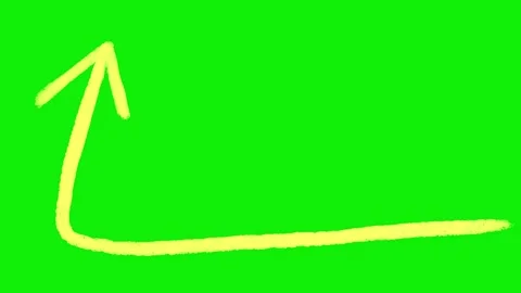 Hand-Drawn Animated Arrows Green Screen| Doodle Directional Elements Stock Footage 318317704