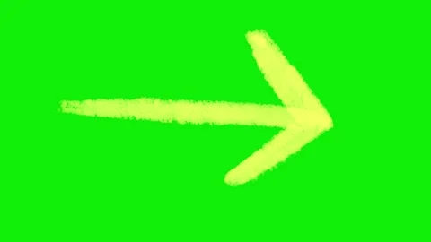 Hand-Drawn Animated Arrows Green Screen| Doodle Directional Elements Stock Footage 318317707