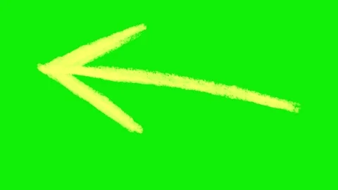 Hand-Drawn Animated Arrows Green Screen| Doodle Directional Elements Stock Footage 318317720