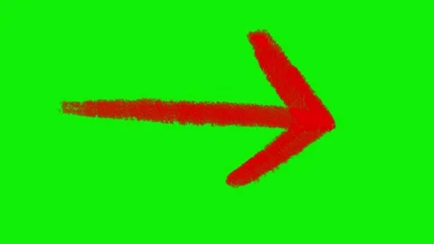 Hand-Drawn Animated Arrows Green Screen| Doodle Directional Elements Video stock 318317726