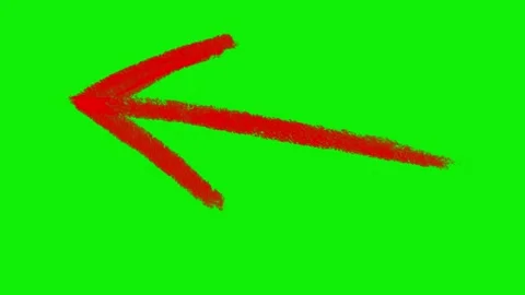 Hand-Drawn Animated Arrows Green Screen| Doodle Directional Elements Stock Footage 318317731