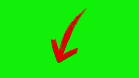 Hand-Drawn Animated Arrows Green Screen| Doodle Directional Elements Stock Footage 318317735