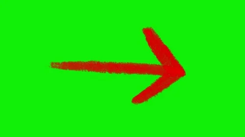 Hand-Drawn Animated Arrows Green Screen| Doodle Directional Elements Stock Footage 318317758