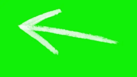 Hand-Drawn Animated Arrows Green Screen| Doodle Directional Elements Stock Footage 318317802