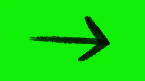 Hand-Drawn Animated Arrows Green Screen| Doodle Directional Elements Stock Footage 318317834