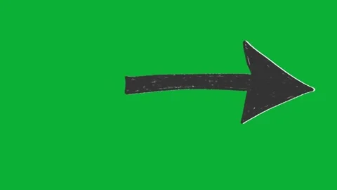 Hand Drawn Animated Arrows on Green Screen for Explainer Videos Stock Footage 329401051