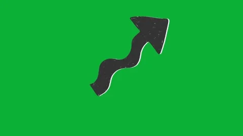 Hand Drawn Animated Arrows on Green Screen for Explainer Videos Stock Footage 329401052
