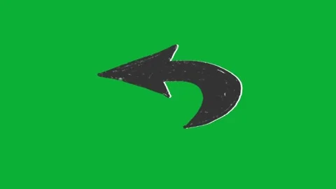 Hand Drawn Animated Arrows on Green Screen for Explainer Videos Stock Footage 329401054