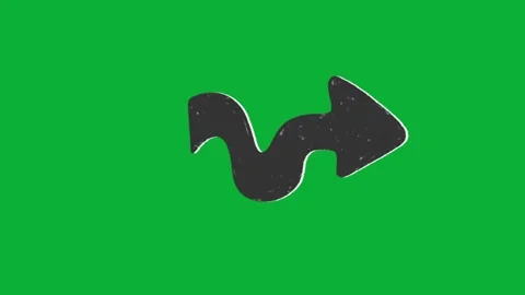 Hand Drawn Animated Arrows on Green Screen for Explainer Videos Stock Footage 329401068