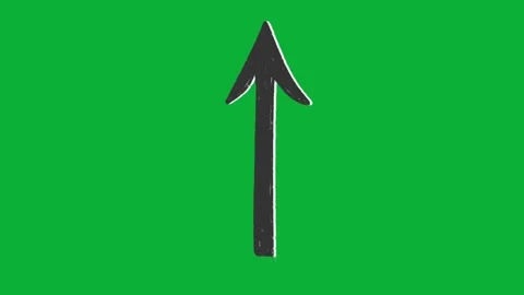 Hand Drawn Animated Arrows on Green Screen for Explainer Videos Stock Footage 329401084