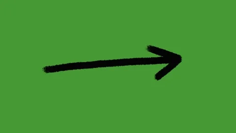 Hand Drawn Animated Arrows on Green Screen for Explainer Videos Stock Footage 329401090
