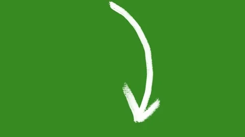 Hand Drawn Animated Arrows on Green Screen for Explainer Videos Stock Footage 329401097