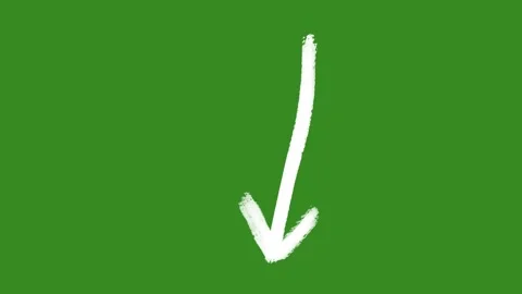 Hand Drawn Animated Arrows on Green Screen for Explainer Videos Stock Footage 329401104