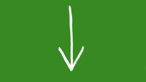 Hand Drawn Animated Arrows on Green Screen for Explainer Videos Stock Footage 329401110