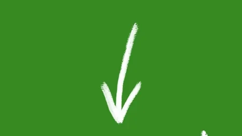 Hand Drawn Animated Arrows on Green Screen for Explainer Videos Stock Footage 329401111