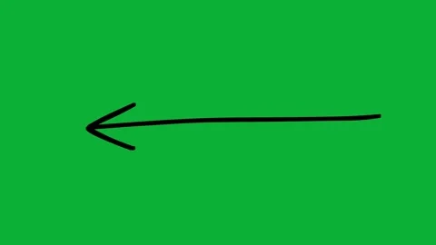 Hand-Drawn Animated Arrows Green Screen| Doodle Directional Elements Stock Footage 330467097