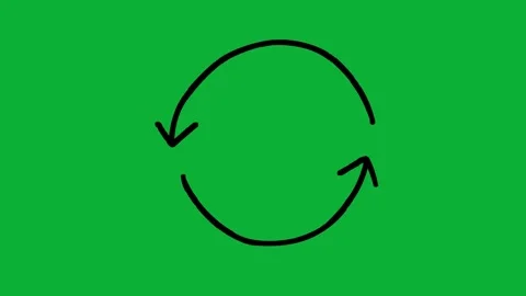 Hand-Drawn Animated Arrows Green Screen| Doodle Directional Elements Stock Footage 330467101