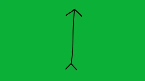 Hand-Drawn Animated Arrows Green Screen| Doodle Directional Elements Stock Footage 330467103