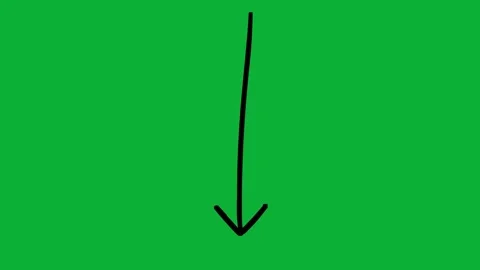 Hand-Drawn Animated Arrows Green Screen| Doodle Directional Elements Stock Footage 330467104