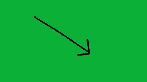 Hand-Drawn Animated Arrows Green Screen| Doodle Directional Elements Stock Footage 330467105