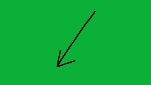 Hand-Drawn Animated Arrows Green Screen| Doodle Directional Elements Stock Footage 330467110