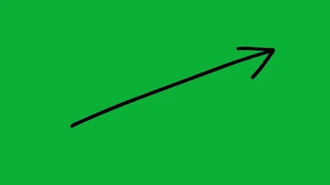 Hand-Drawn Animated Arrows Green Screen| Doodle Directional Elements Stock Footage 330467115
