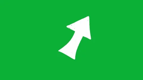 Hand-Drawn Animated Arrows Green Screen| Doodle Directional Elements Stock Footage 330467117