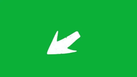 Hand-Drawn Animated Arrows Green Screen| Doodle Directional Elements Stock Footage 330467119