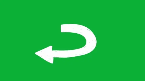 Hand-Drawn Animated Arrows Green Screen| Doodle Directional Elements Stock Footage 330467129