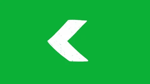 Hand-Drawn Animated Arrows Green Screen| Doodle Directional Elements Stock Footage 330467130