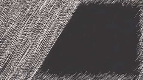 Hand drawn animated border frame with diagonal sketch lines and dark copy s.. Stock Footage 342044830
