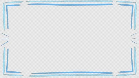 Hand Drawn Animated Border with Transparent Background. Sketchy doodle frames Video stock 325745890