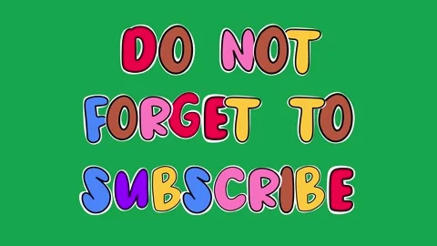 Hand Drawn Animated Don't forget to subscribe Title 2D Call to Action 스톡 동영상 341281003